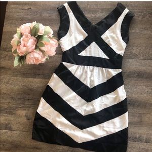 Bsou Bisou Satin Stripe Dress